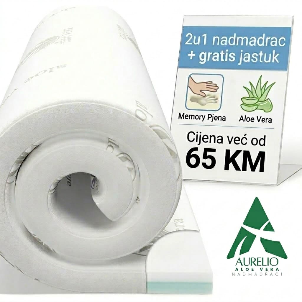 Nadmadrac MEMORY 4+1 + 1X Jastuk